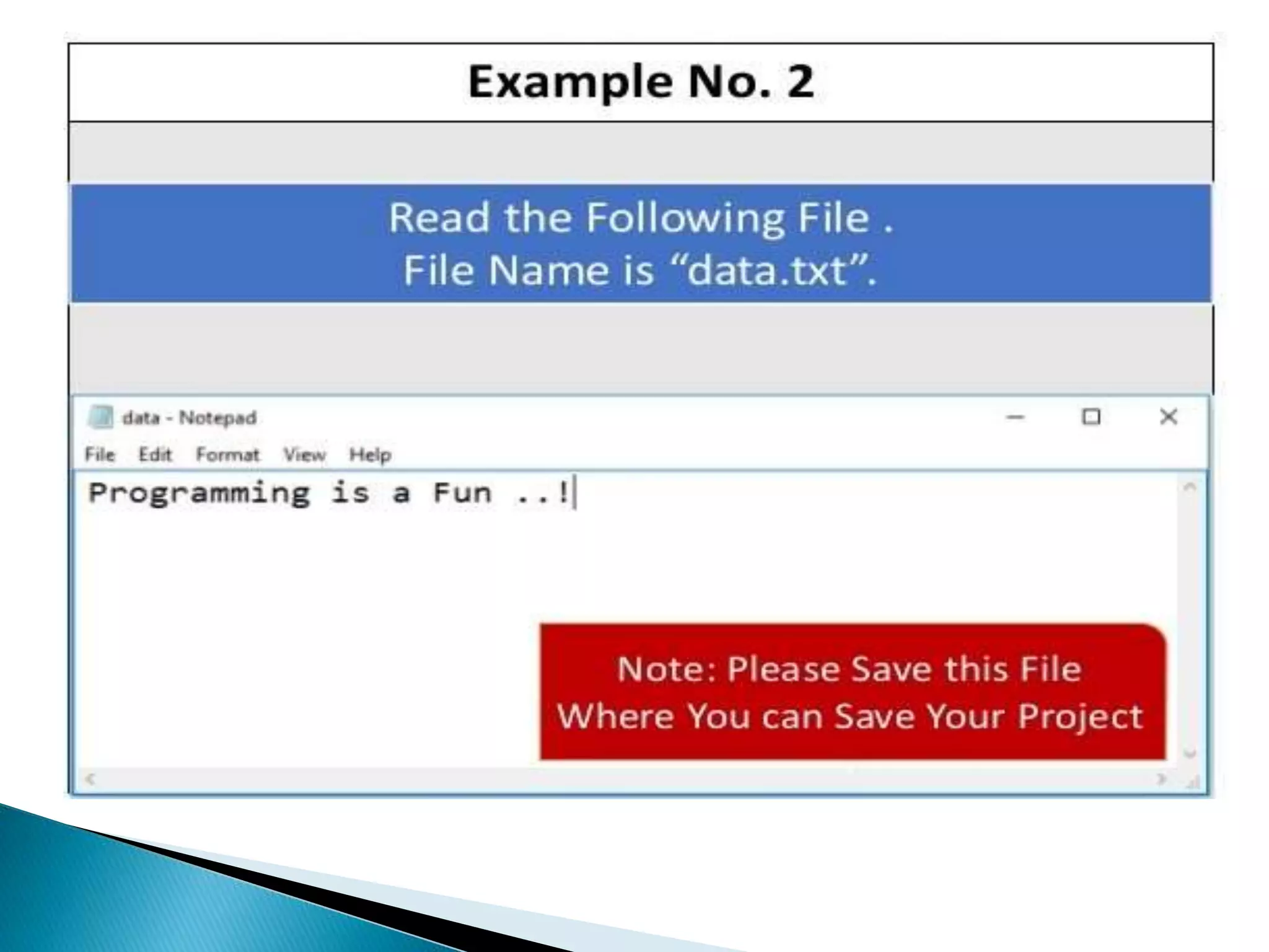 File handling in c++