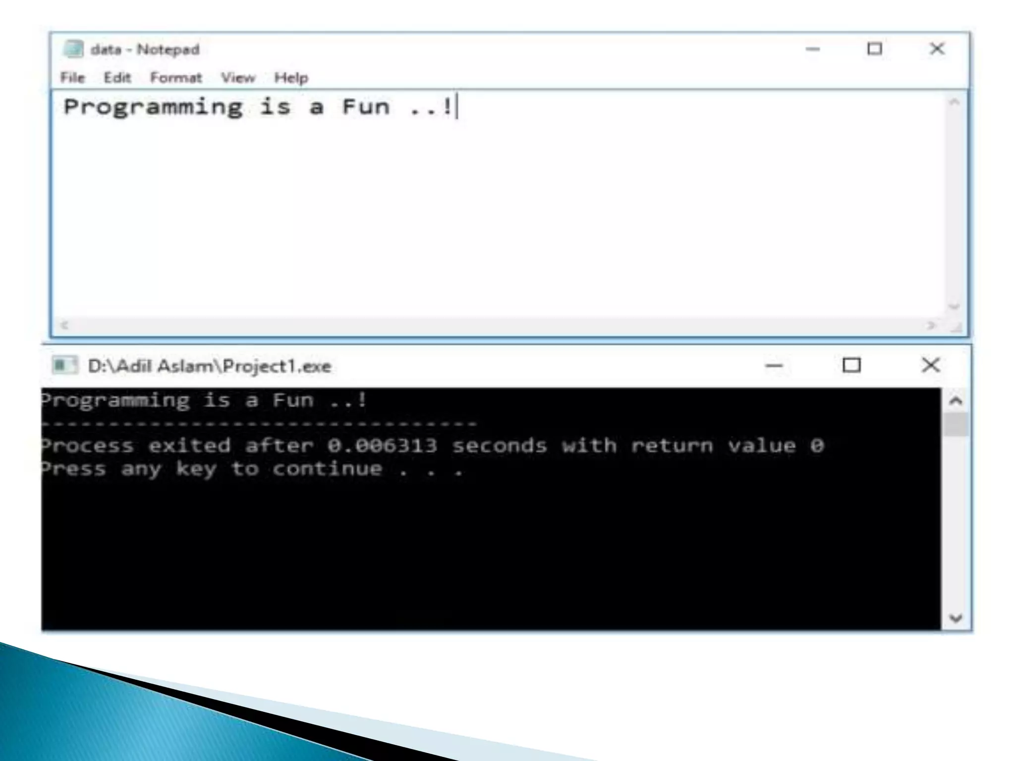 File handling in c++