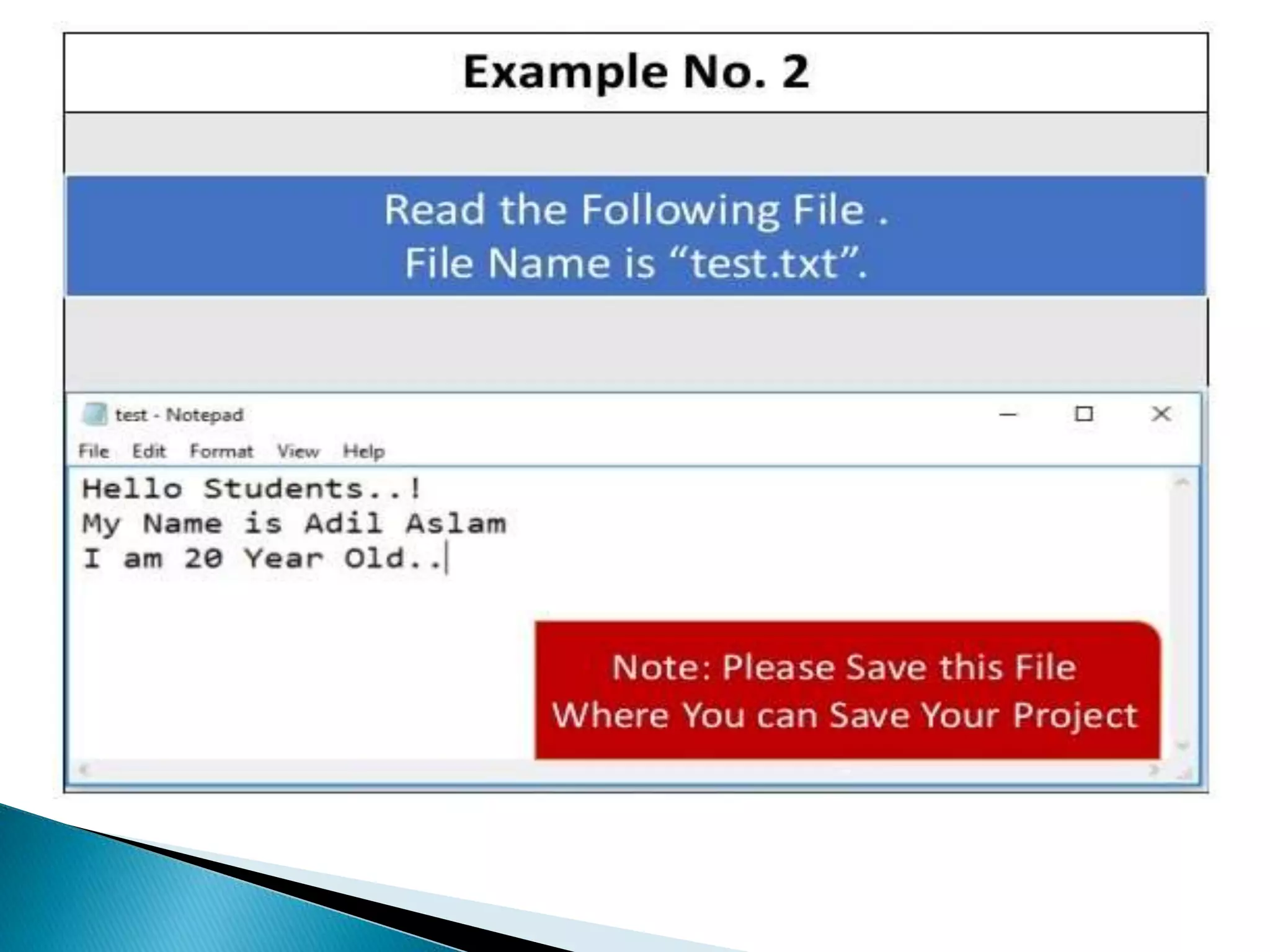 File handling in c++
