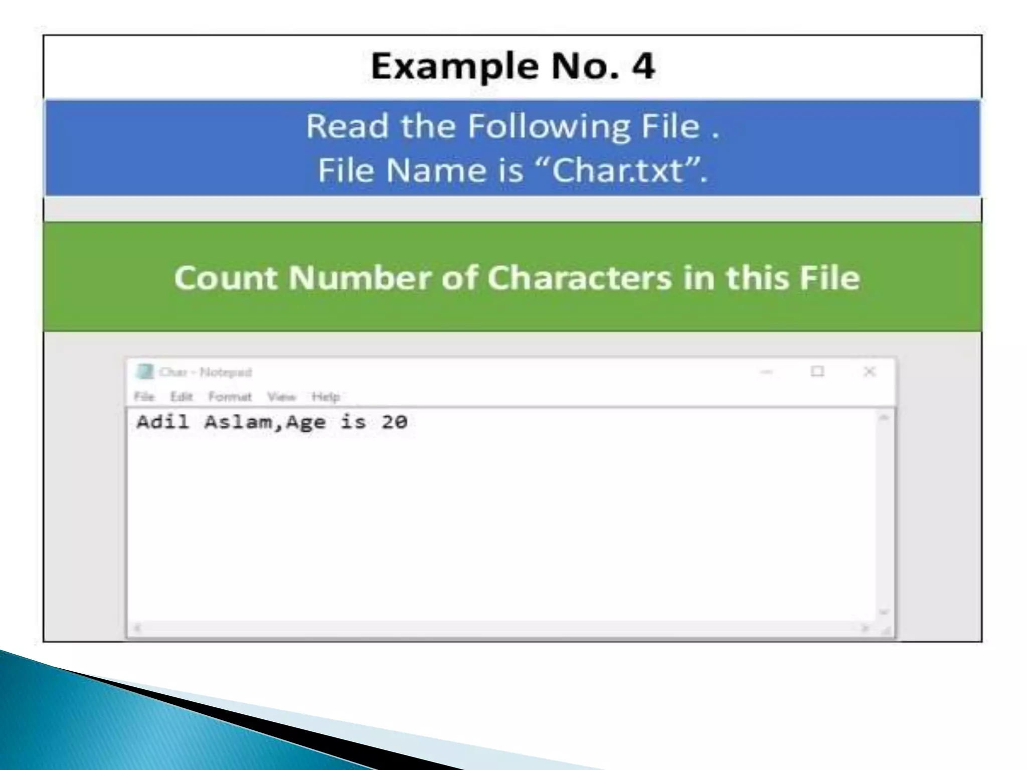 File handling in c++