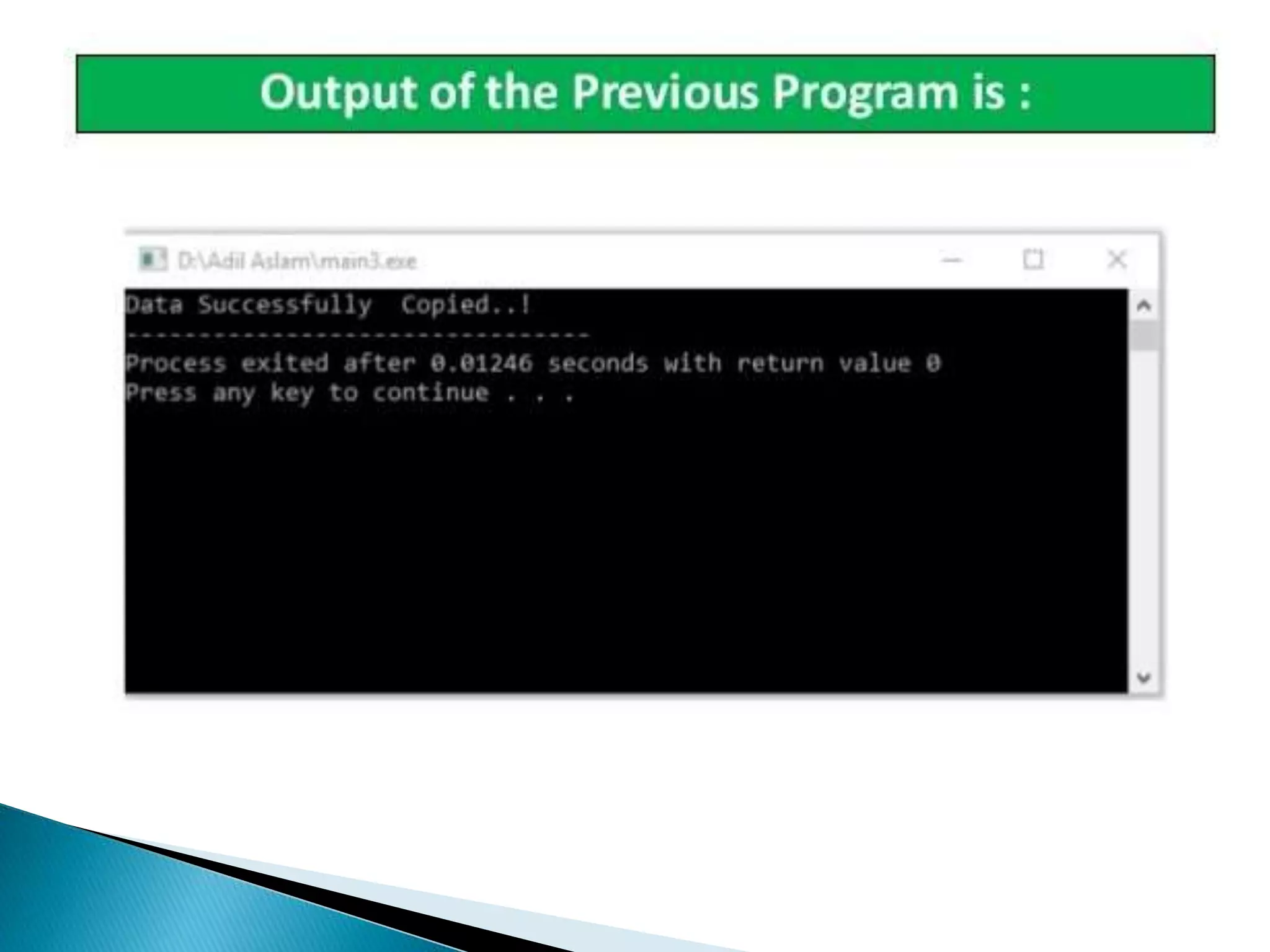 File handling in c++