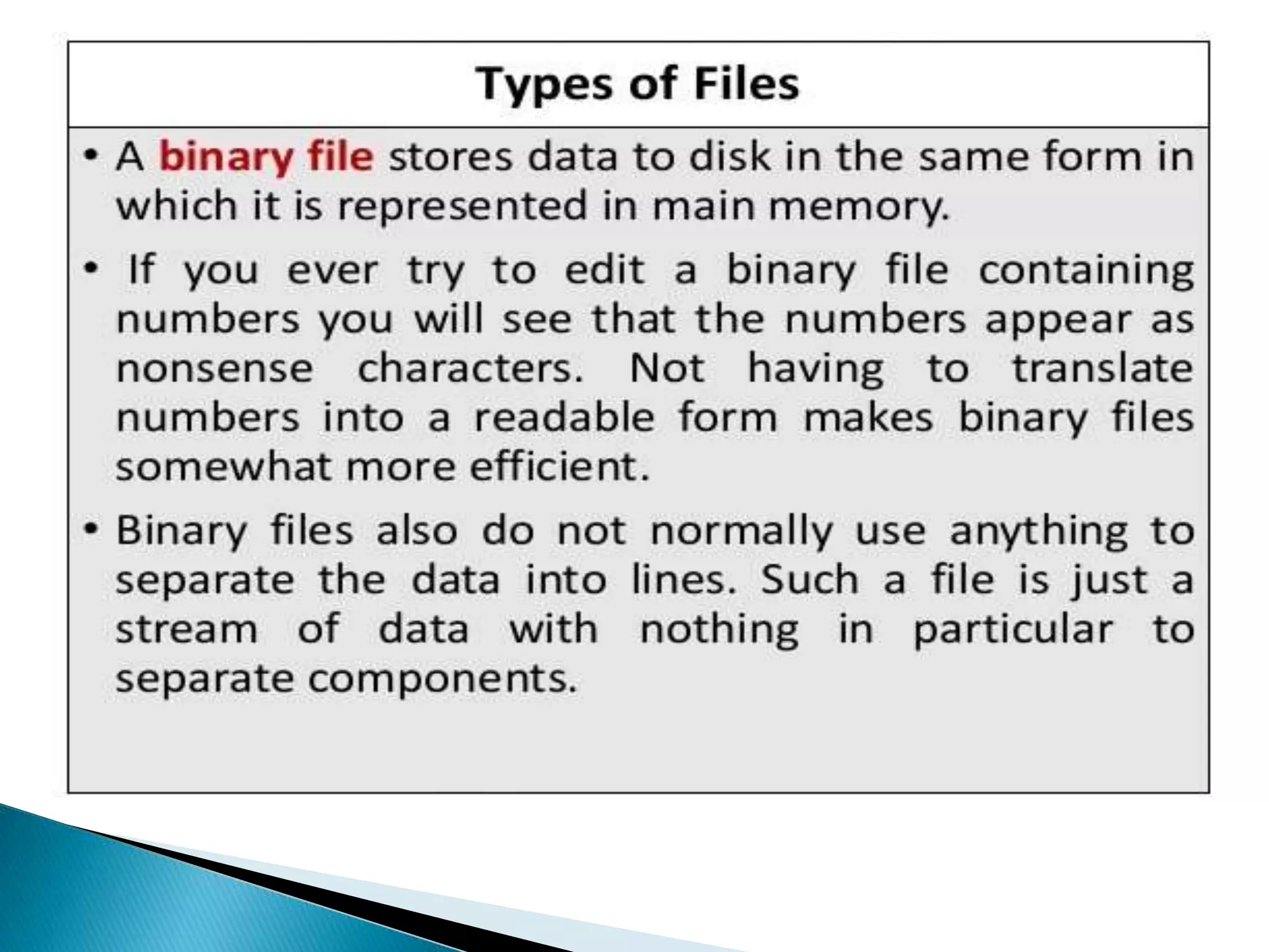 File handling in c++