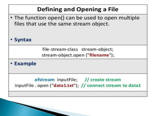 File handling in c++