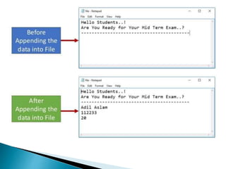 File handling in c++