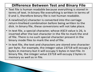 File handling in c++