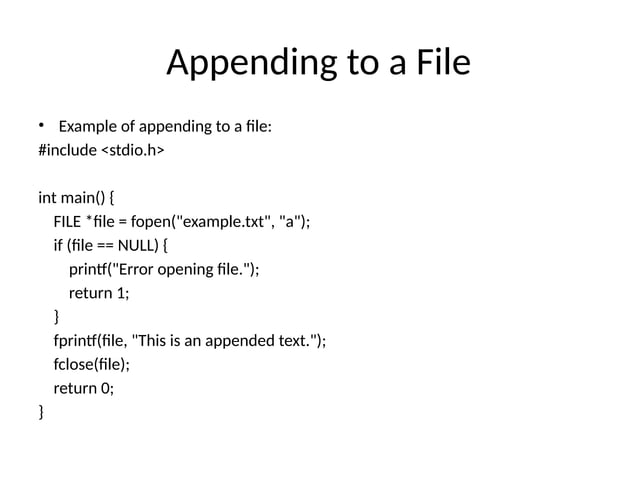 File_Handling_in_C_Programming for First Year Engineering | PPT