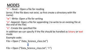 File handling in pythan.pptx