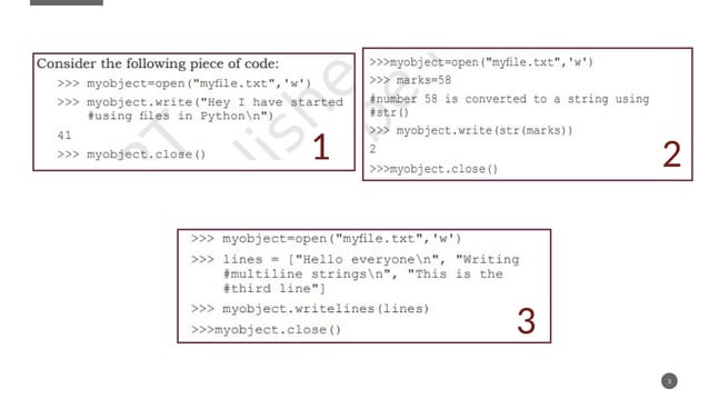 File handling in python basics for class 12 CBSE | PPTX