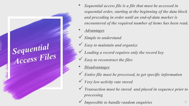 File handling in qbasic | PPT