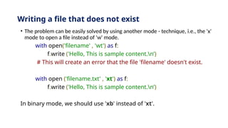 Comprehensive Guide to File Handling and Serialization in Python ...