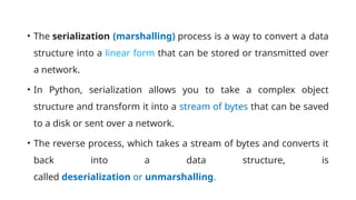 Comprehensive Guide to File Handling and Serialization in Python ...