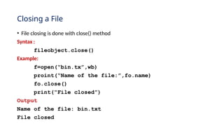 Comprehensive Guide to File Handling and Serialization in Python ...