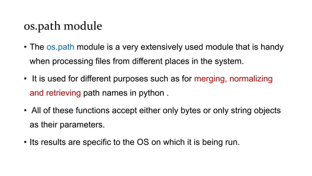 File handling in Python | PPT