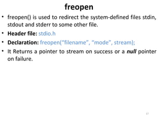 File handling(some slides only) | PPT