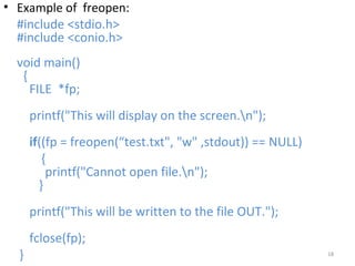 File handling(some slides only) | PPT