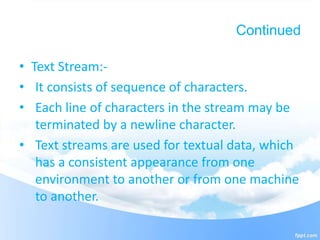 File handling in C by Faixan | PPTX