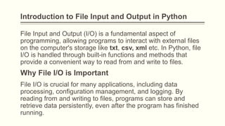 POWER POINT FILE INPUT AND OUTPUT PRESENTATION.pptx