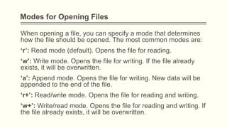 POWER POINT FILE INPUT AND OUTPUT PRESENTATION.pptx | Computing ...