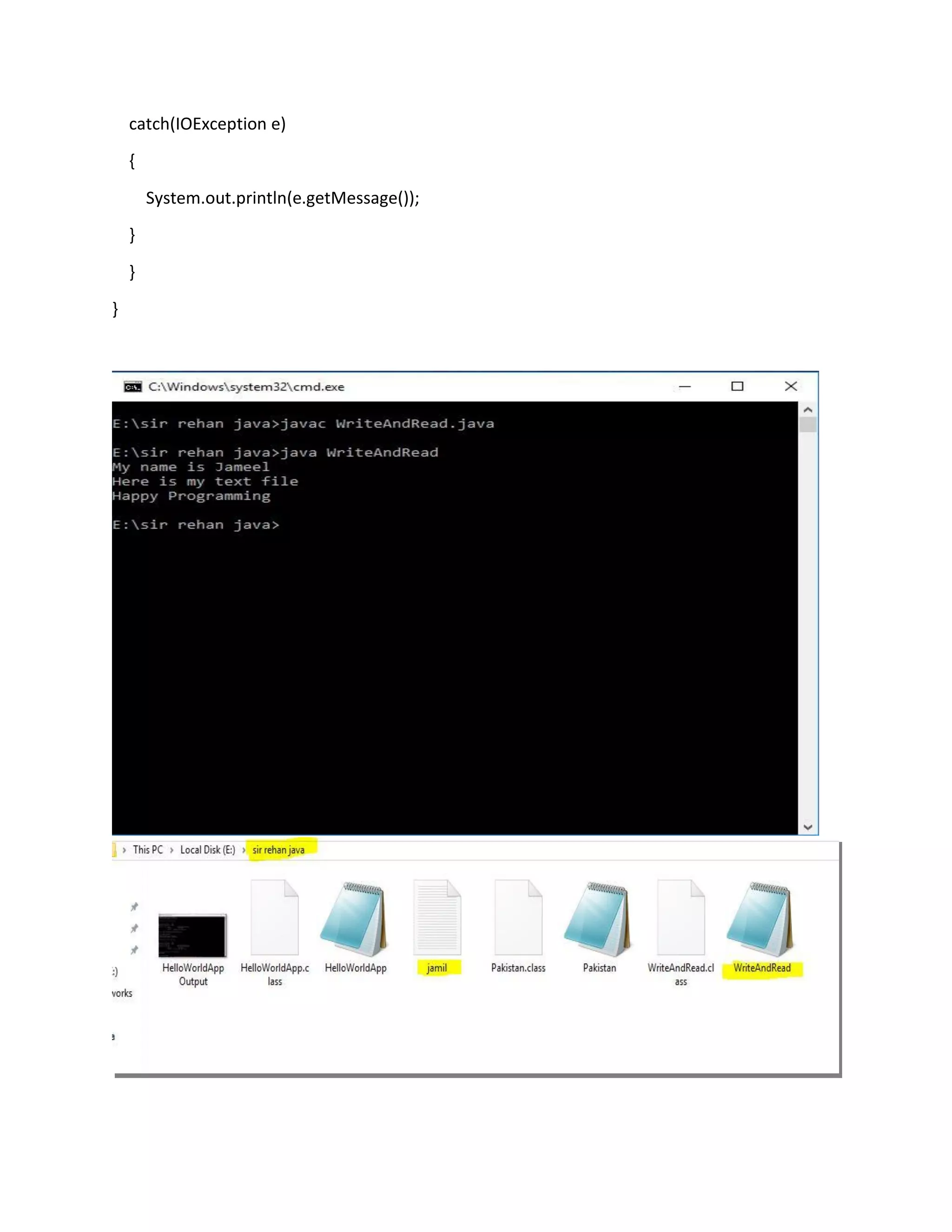 File input output in Java | PDF