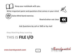 File io | PDF