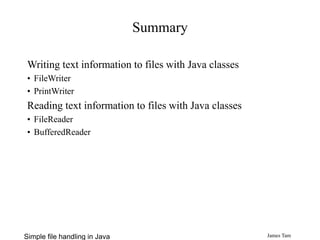 File io | PPT | Free Download