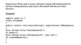 Comprehensive Guide to Java File IO: File, Reader, Writer, Buffered ...