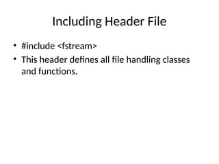 Comprehensive Guide to File Input/Output Operations in C++ Programming ...