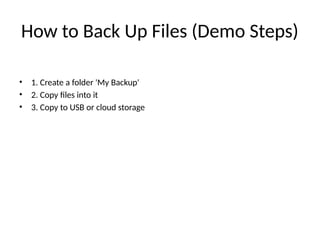 File_Maintenance_Backing_Up_Files_Presen | PPTX