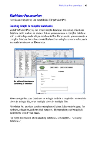 FileMaker Pro 10 - User's Guide | PDF