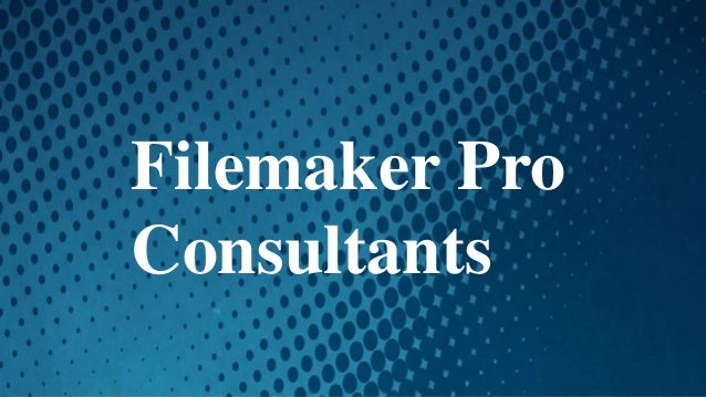 FileMaker Consultants
