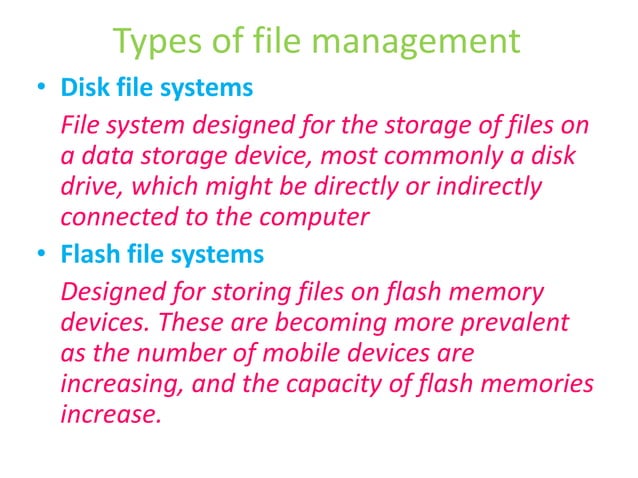 File Management | PPTX