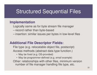 Relocatable Object Files File management | PDF