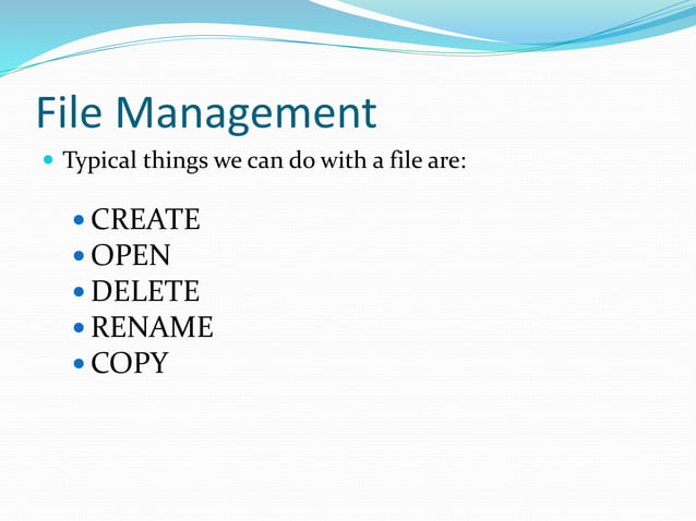 File management | PPT