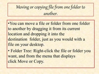 File management and data organisation | PPTX