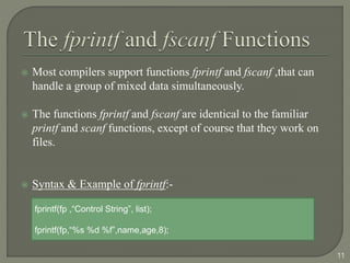 File Management in C | PPTX