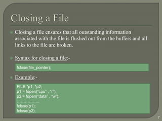 File Management in C | PPT
