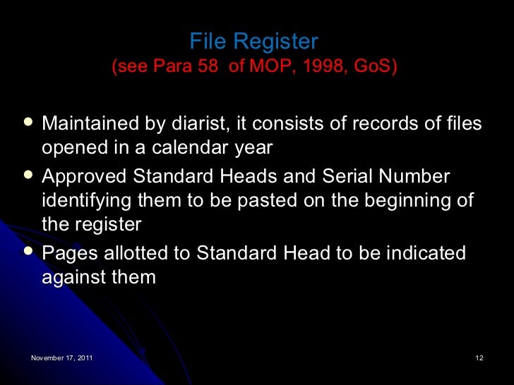 File numbering system