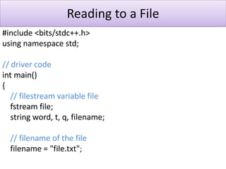 File operations | PDF