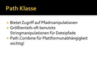 C# Workshop - File Operations