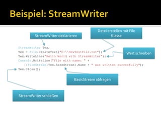 C# Workshop - File Operations