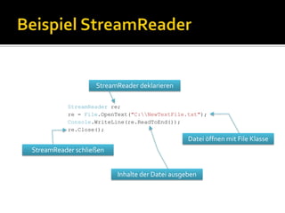 C# Workshop - File Operations