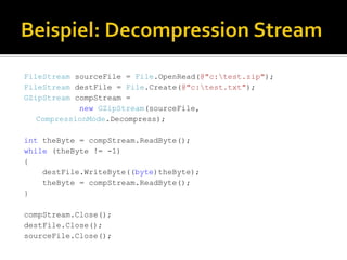 C# Workshop - File Operations