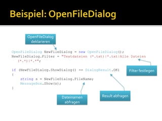 C# Workshop - File Operations