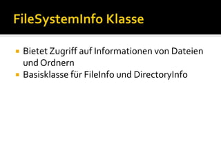 C# Workshop - File Operations