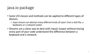Various types of File Operations in Java | PPT