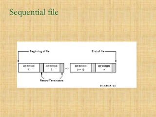 Sequential file
 