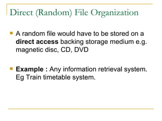 File organization | PPT
