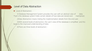 File organization and introduction of DBMS | PPTX