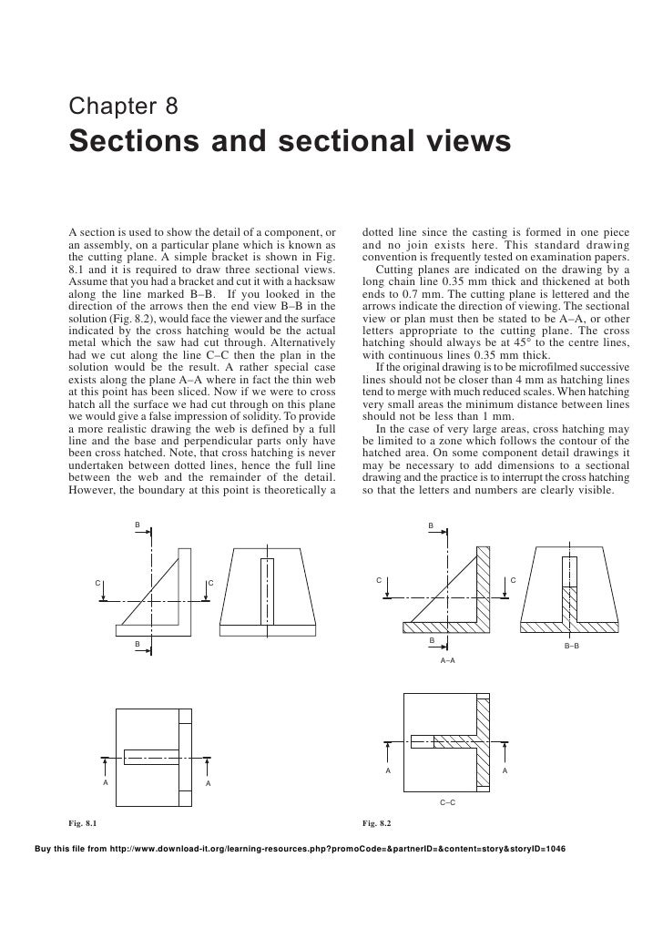 File pages from 8. sections and sectional views