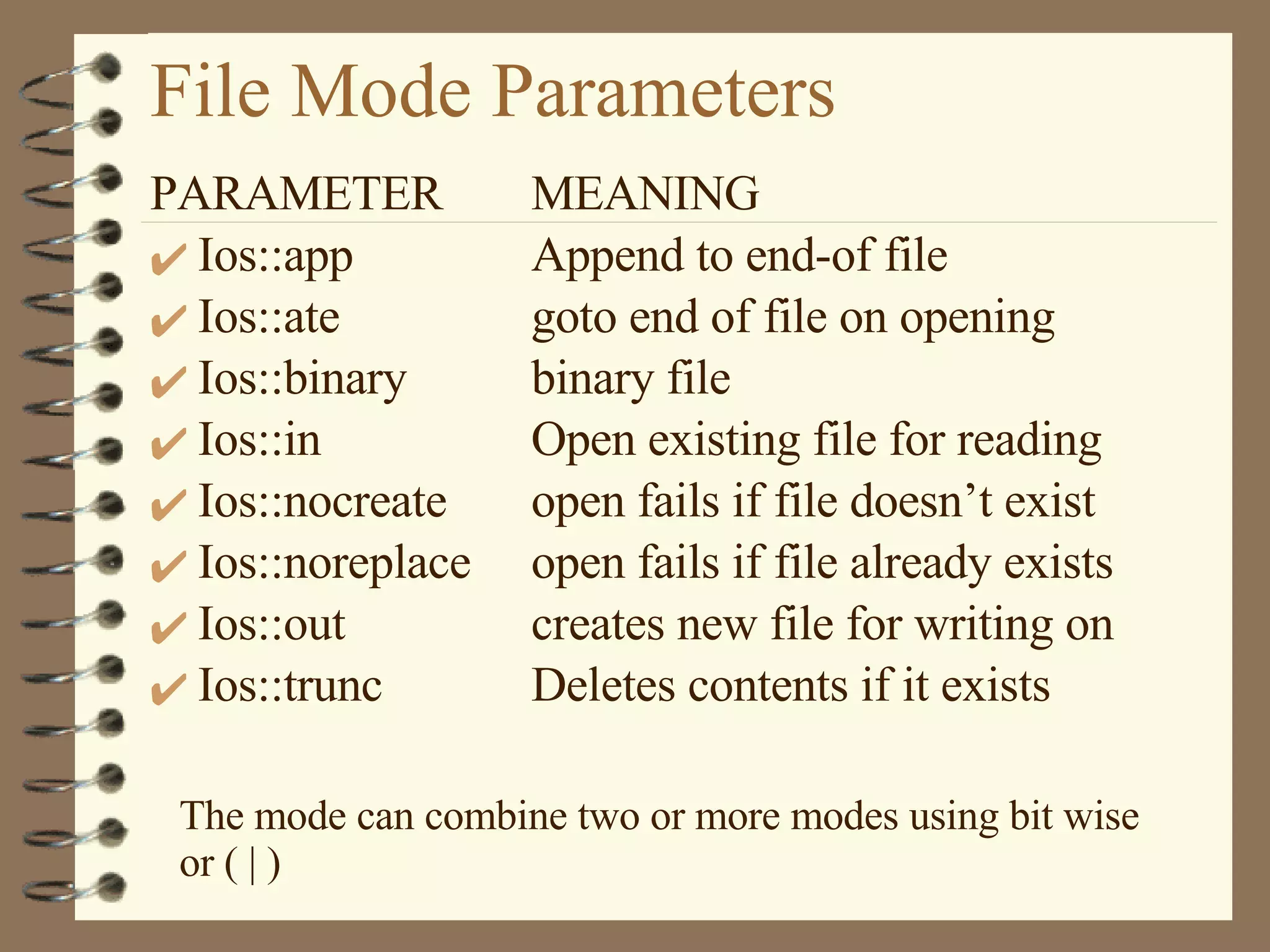 File Handling in C++ | PPT | Data Storage and Warehousing | Computing